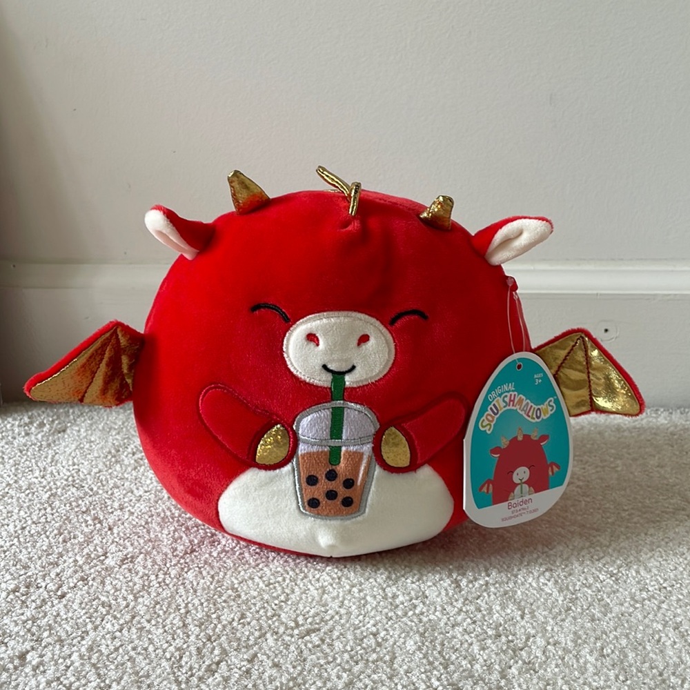 Baiden the Boba Dragon Squishmallow!